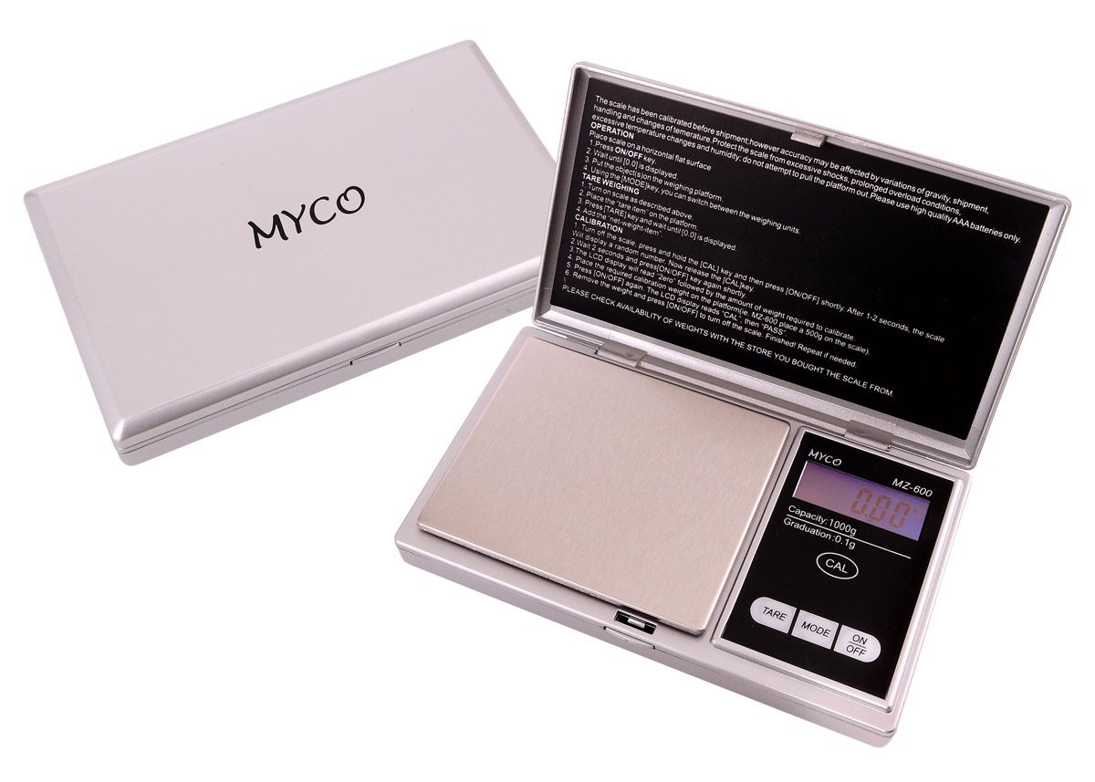 Myco Pocketscale Mz-1000 1000 X 0,1Gr Silver
