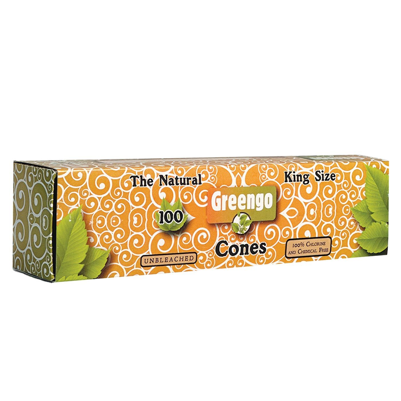 Greengo Cones King Size Brown 109/26 mm 100 Pcs