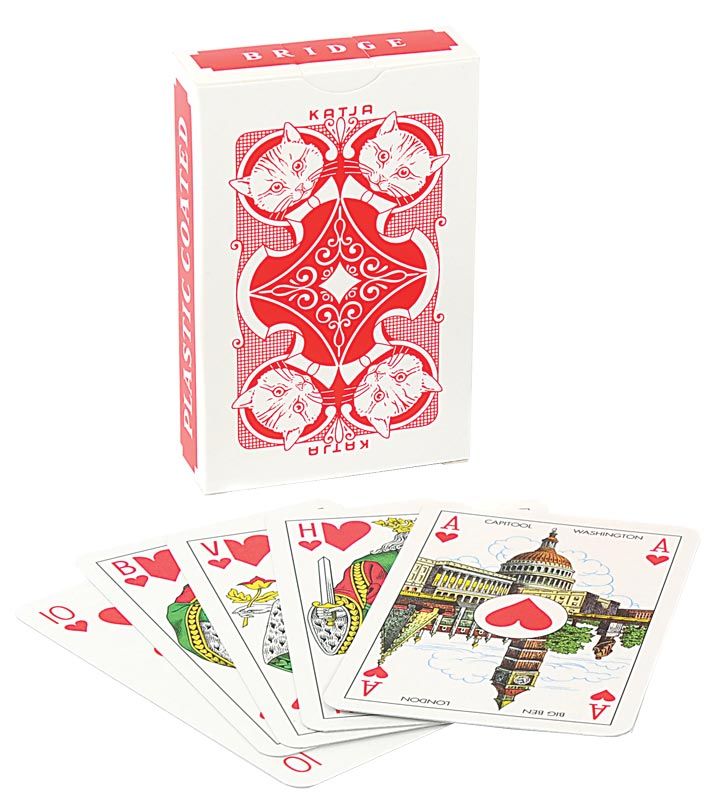 Katja Playing Cards Red