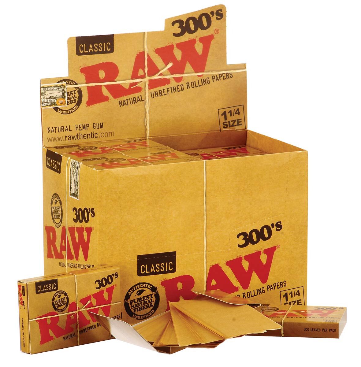 Display Raw 300 1 1/4 300 Leaves 40 Pcs