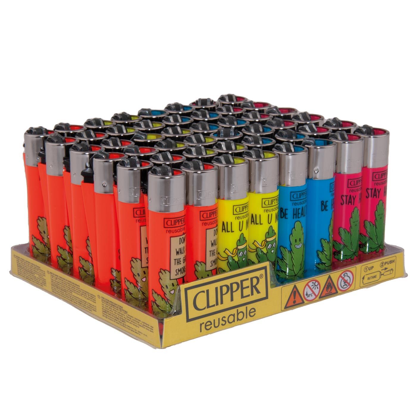 Clipper Lighters Rise Up 48 Pcs