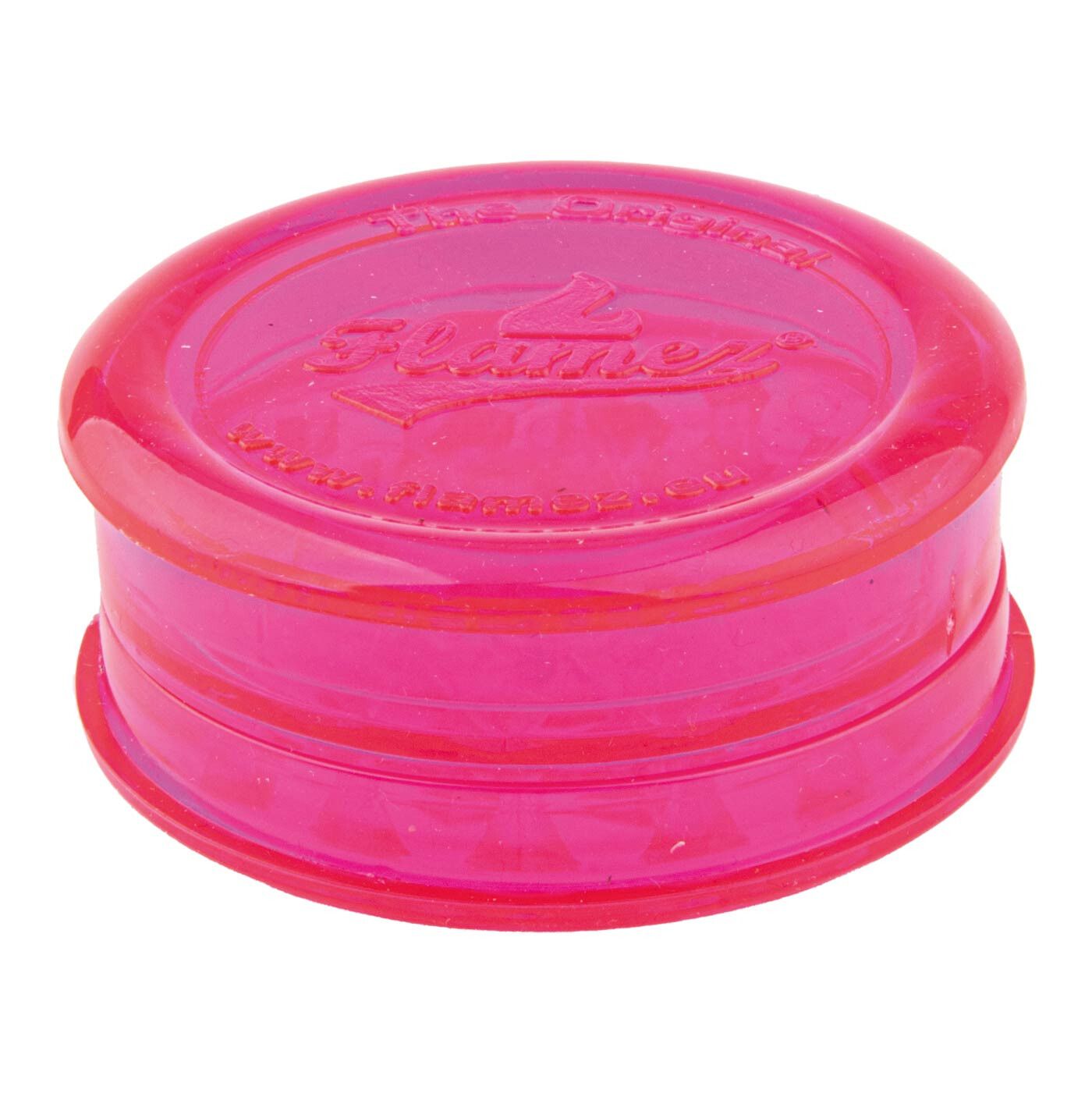 Acrylic Super Grinder With Stash Compartment Pink
