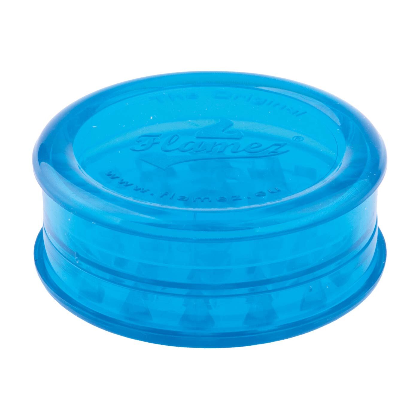 Acrylic Super Grinder With Stash Compartment Turquoise
