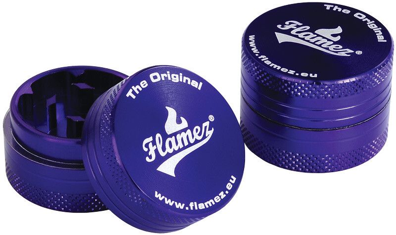Flamez Grinder 2 Parts 30 Mm Purple