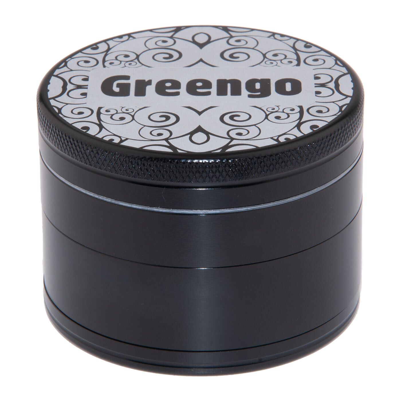 Greengo Grinder 4 Parts 63 Mm Black