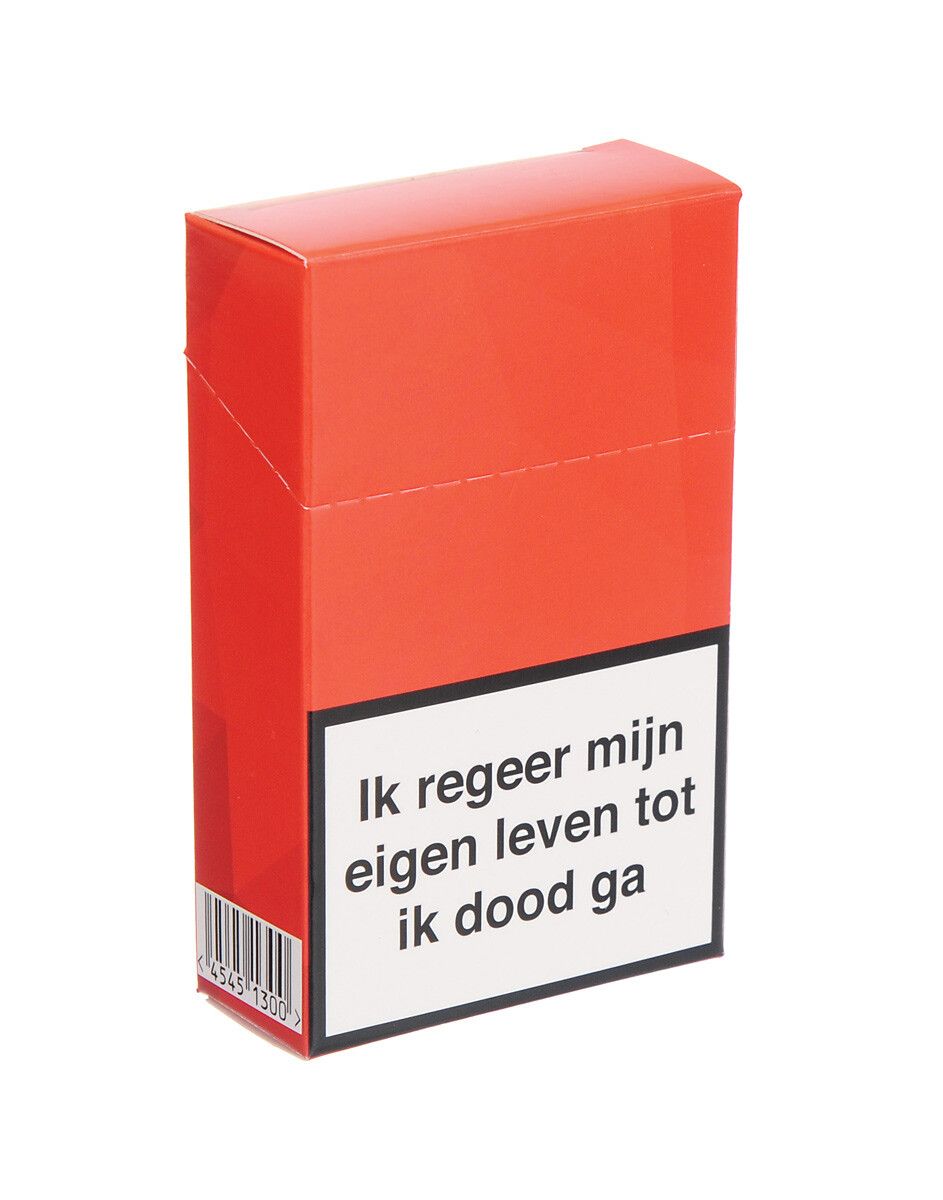 Cigarette Cover Ik Regeer Mijn Eigen Leven