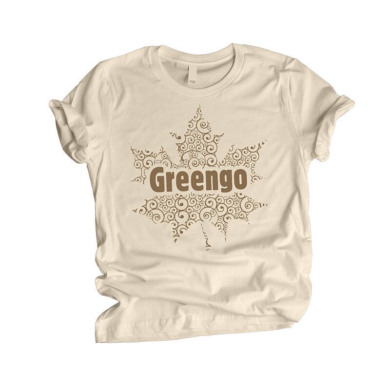 Greengo Organic T-Shirt Natural Cotton M