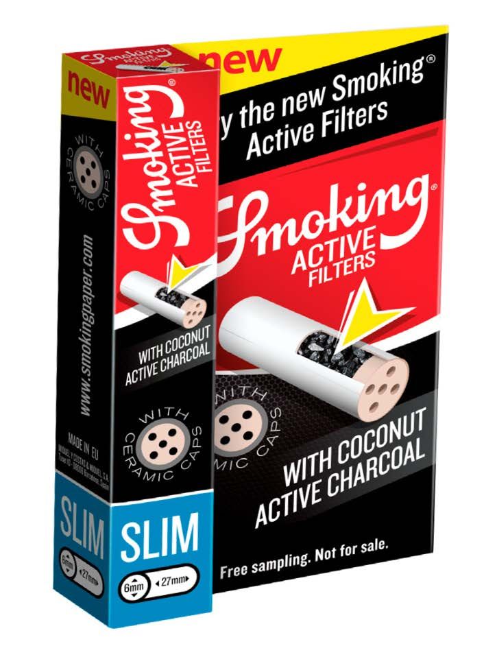 Sample Smoking Active Charcoal Filters 2 Pcs